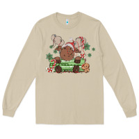 Mushroom christmas reindeer Long Sleeve Tee - MaliasSmallBusiness