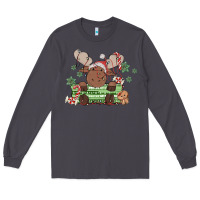 Smoke christmas reindeer Long Sleeve Tee - MaliasSmallBusiness