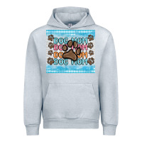 Heather Grey dog mom Urban Hoodie - MaliasSmallBusiness