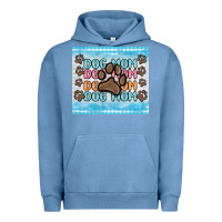 Pigment Pebble Blue dog mom Urban Hoodie - MaliasSmallBusiness