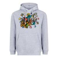 Heather Grey be kind Heavyweight Hoodie - SublimationCraftShop