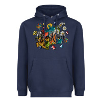 Navy be kind Heavyweight Hoodie - SublimationCraftShop