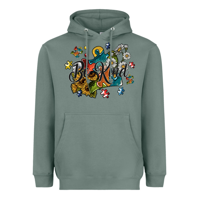 Be Kind Heavyweight Hoodie by SublimationCraftShop | Teevron
