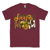 Burgundy boy mom Classic Tee - texasbilliewilder