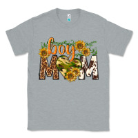 Heather Grey boy mom Classic Tee - texasbilliewilder