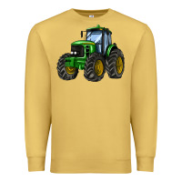 Antique Gold farm tractor Premium Sweatshirt - AdoDesignShop