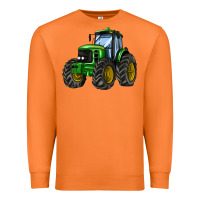 Carrot farm tractor Premium Sweatshirt - AdoDesignShop