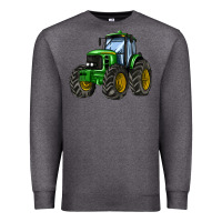 Charcoal Heather farm tractor Premium Sweatshirt - AdoDesignShop