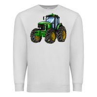 Dove Grey farm tractor Premium Sweatshirt - AdoDesignShop