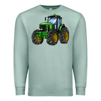 Seafoam farm tractor Premium Sweatshirt - AdoDesignShop