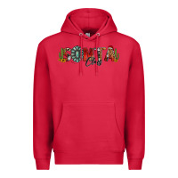 Cardinal western christmas santa claus sunflowers and cactus Premium Hoodie - Jasminsmagicworld