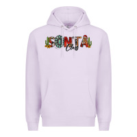 Lilac western christmas santa claus sunflowers and cactus Premium Hoodie - Jasminsmagicworld