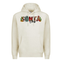 Oatmeal Heather western christmas santa claus sunflowers and cactus Premium Hoodie - Jasminsmagicworld