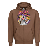 Chestnut boo jee conchas Zipper Hoodie - Zillion Design Studio