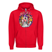 Red boo jee conchas Zipper Hoodie - Zillion Design Studio