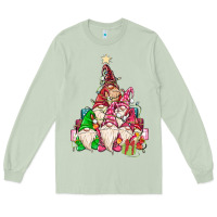 Matcha christmas tree Long Sleeve Tee - MaliasSmallBusiness