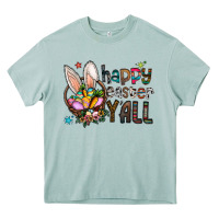 Arona happy easter y all Heavy Core Tee - CowhideDigitalArt