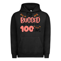 Pigment Black i have bugged my teacher for 100 days Urban Hoodie - MaliasSmallBusiness