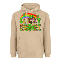 Mushroom One lucky mom St. Patricks Day Heavyweight Hoodie - Neo Western