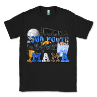 Black somebody's loud mouth volleyball mama Classic Tee - Zillion Design Studio
