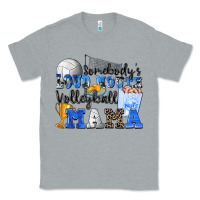 Heather Grey somebody's loud mouth volleyball mama Classic Tee - Zillion Design Studio