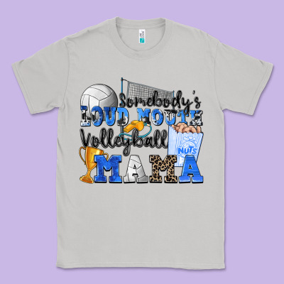 Classic Tee somebody's loud mouth volleyball mama