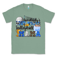 Sage somebody's loud mouth volleyball mama Classic Tee - Zillion Design Studio