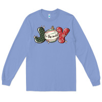Colony Blue joy to the world Long Sleeve Tee - MaliasSmallBusiness