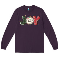 Plum joy to the world Long Sleeve Tee - MaliasSmallBusiness