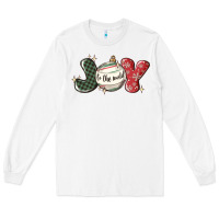 White joy to the world Long Sleeve Tee - MaliasSmallBusiness