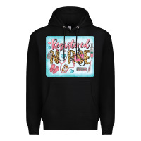 Black Western Registered Nurse Premium Hoodie - LillyAllenDesigns