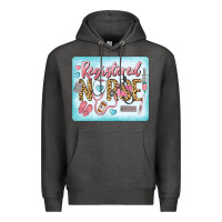 Charcoal Heather Western Registered Nurse Premium Hoodie - LillyAllenDesigns