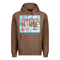 Chestnut Western Registered Nurse Premium Hoodie - LillyAllenDesigns