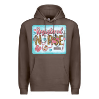 Coffee Western Registered Nurse Premium Hoodie - LillyAllenDesigns