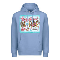Colony Blue Western Registered Nurse Premium Hoodie - LillyAllenDesigns