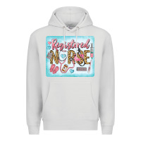 Dove Grey Western Registered Nurse Premium Hoodie - LillyAllenDesigns