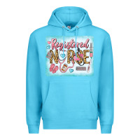 Ocean Blue Western Registered Nurse Premium Hoodie - LillyAllenDesigns