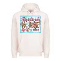 Pale Pink Western Registered Nurse Premium Hoodie - LillyAllenDesigns