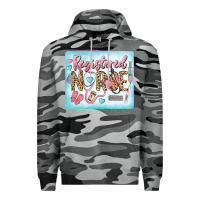 Slate Camo Western Registered Nurse Premium Hoodie - LillyAllenDesigns
