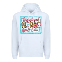 White Western Registered Nurse Premium Hoodie - LillyAllenDesigns
