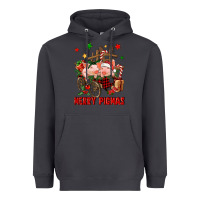 Smoke merry pig mas Heavyweight Hoodie - FaDigitalArtStudio