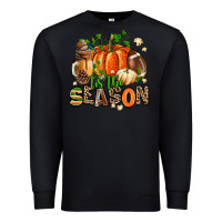 Black fall and american football tis the season Premium Sweatshirt - AdoDesignShop