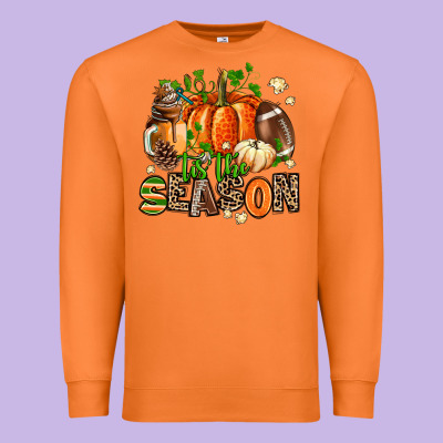 Fall And American Football Tis The Season Premium Sweatshirt Designed By Adodesignshop