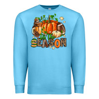 Ocean Blue fall and american football tis the season Premium Sweatshirt - AdoDesignShop
