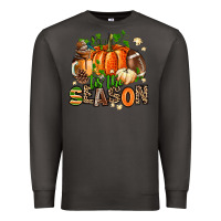 Smoke fall and american football tis the season Premium Sweatshirt - AdoDesignShop