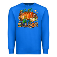 True Royal fall and american football tis the season Premium Sweatshirt - AdoDesignShop
