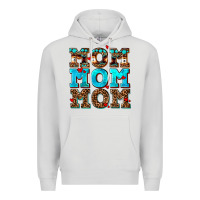 Dove Grey mom mom mom Premium Hoodie - AdoDesignShop