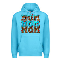 Ocean Blue mom mom mom Premium Hoodie - AdoDesignShop