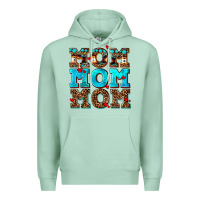 Seafoam mom mom mom Premium Hoodie - AdoDesignShop