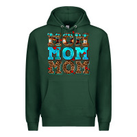 Sports Green mom mom mom Premium Hoodie - AdoDesignShop